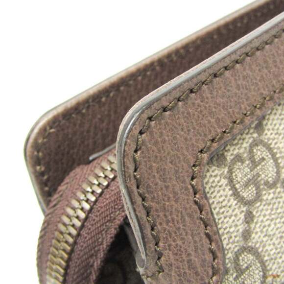 GUCCI Authentic Brown Leather Shoulder Bag - Picture 8 of 15